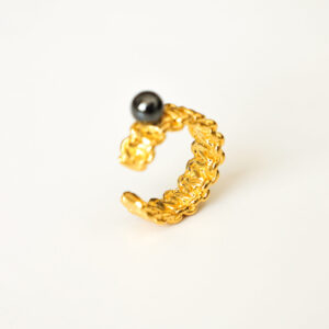 EAR CUFF INDIVIDUAL MIZUHIKI CON AMATISTA